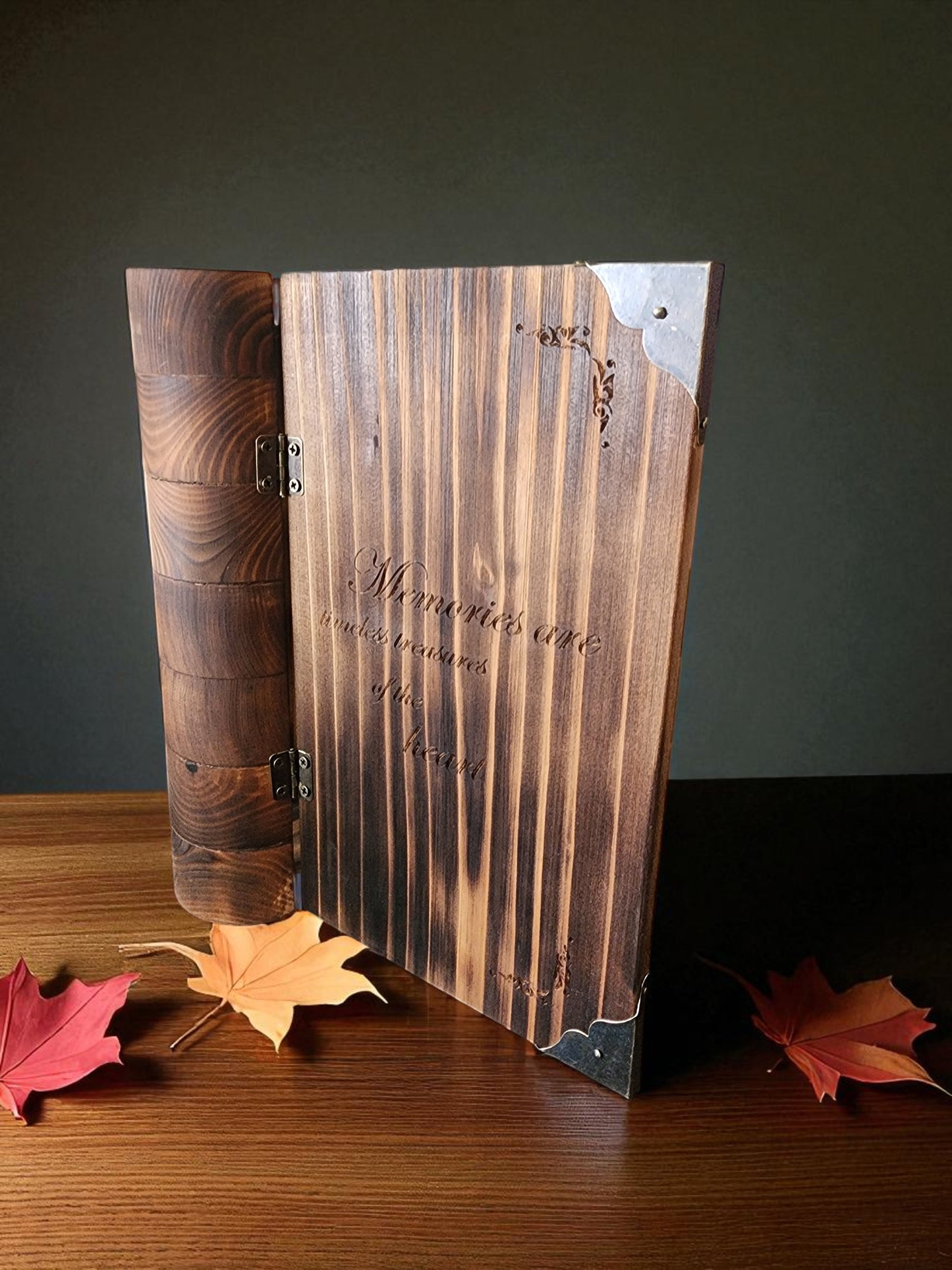 Handmade Wooden book - box