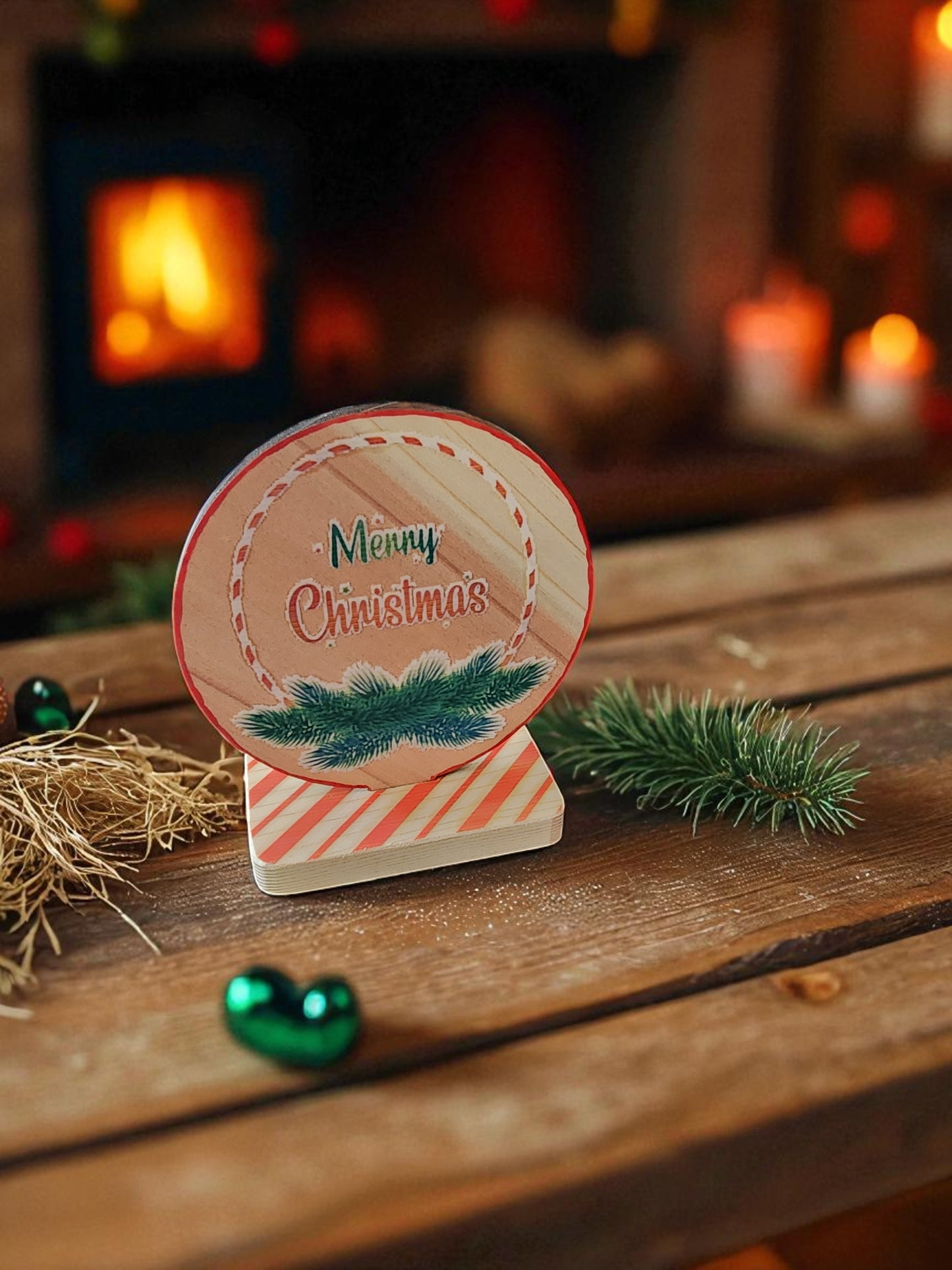 Christmas wooden decor