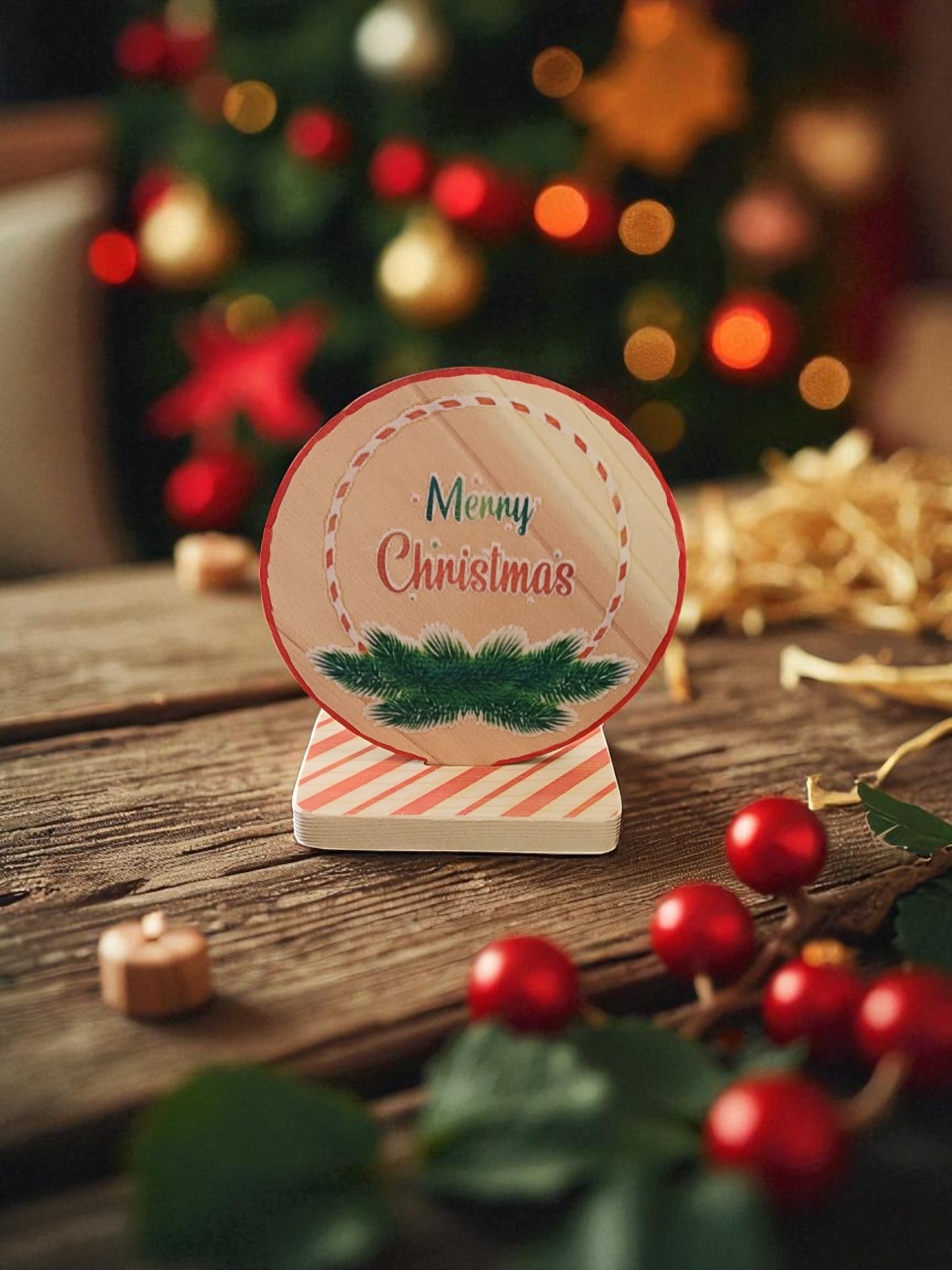 Christmas wooden decor
