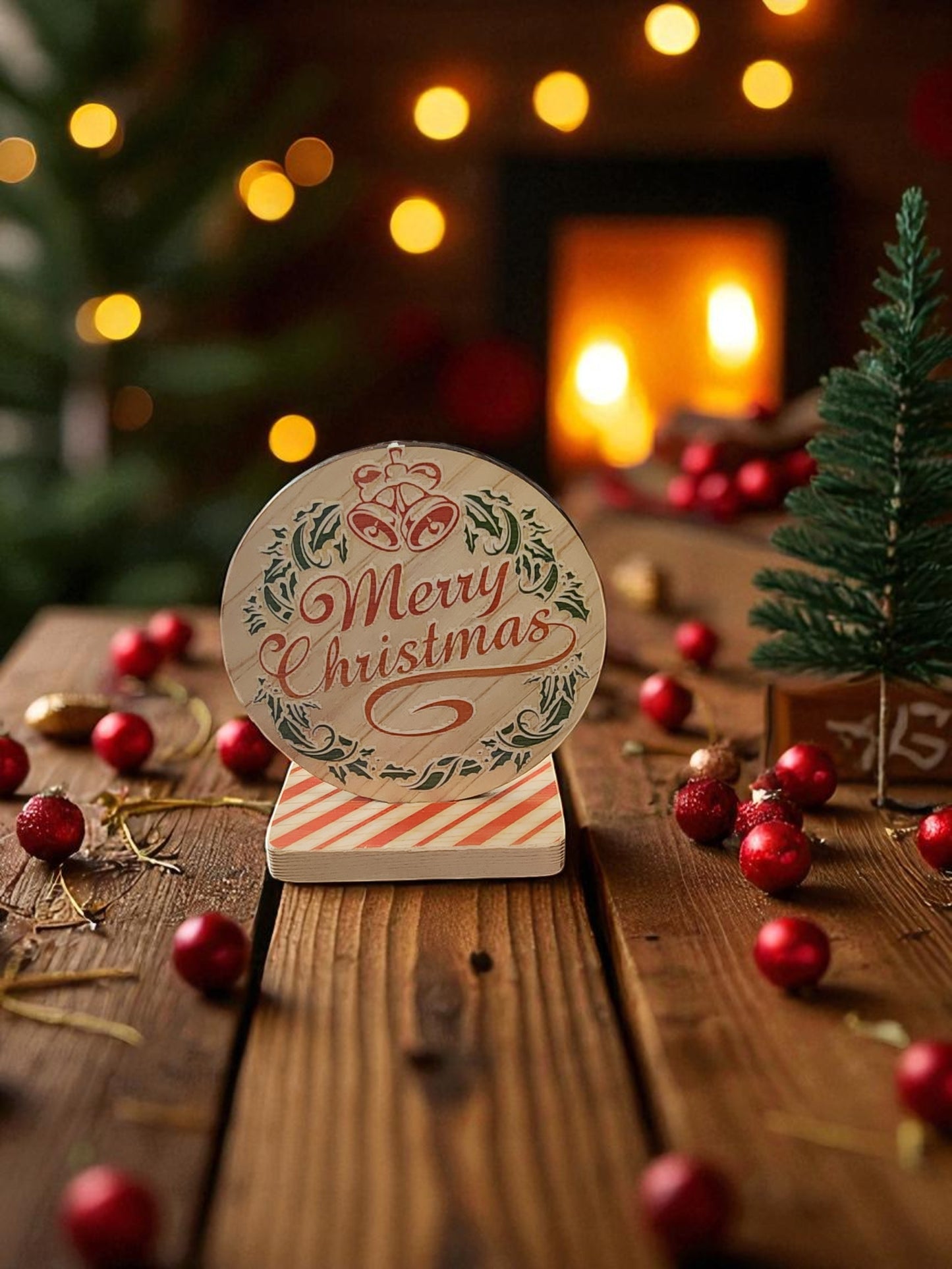 Christmas wooden decor