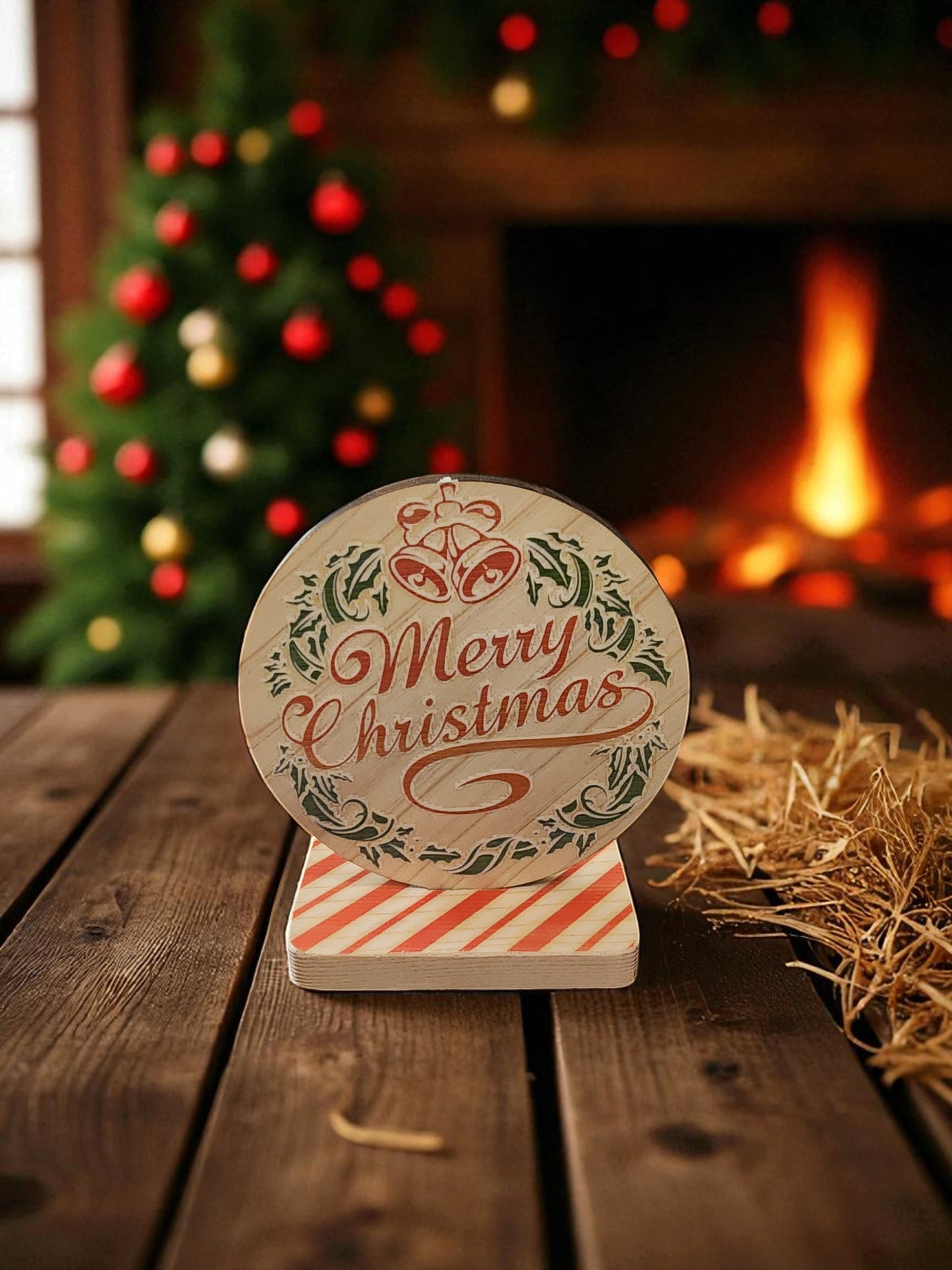 Christmas wooden decor
