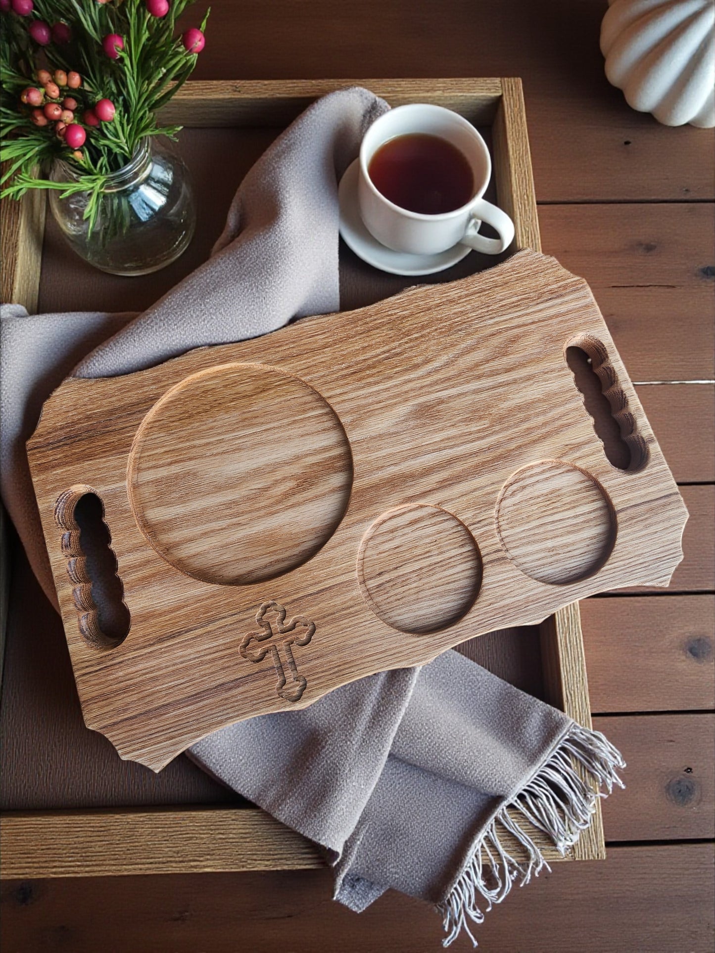 Wooden Serving Board - handcrafted