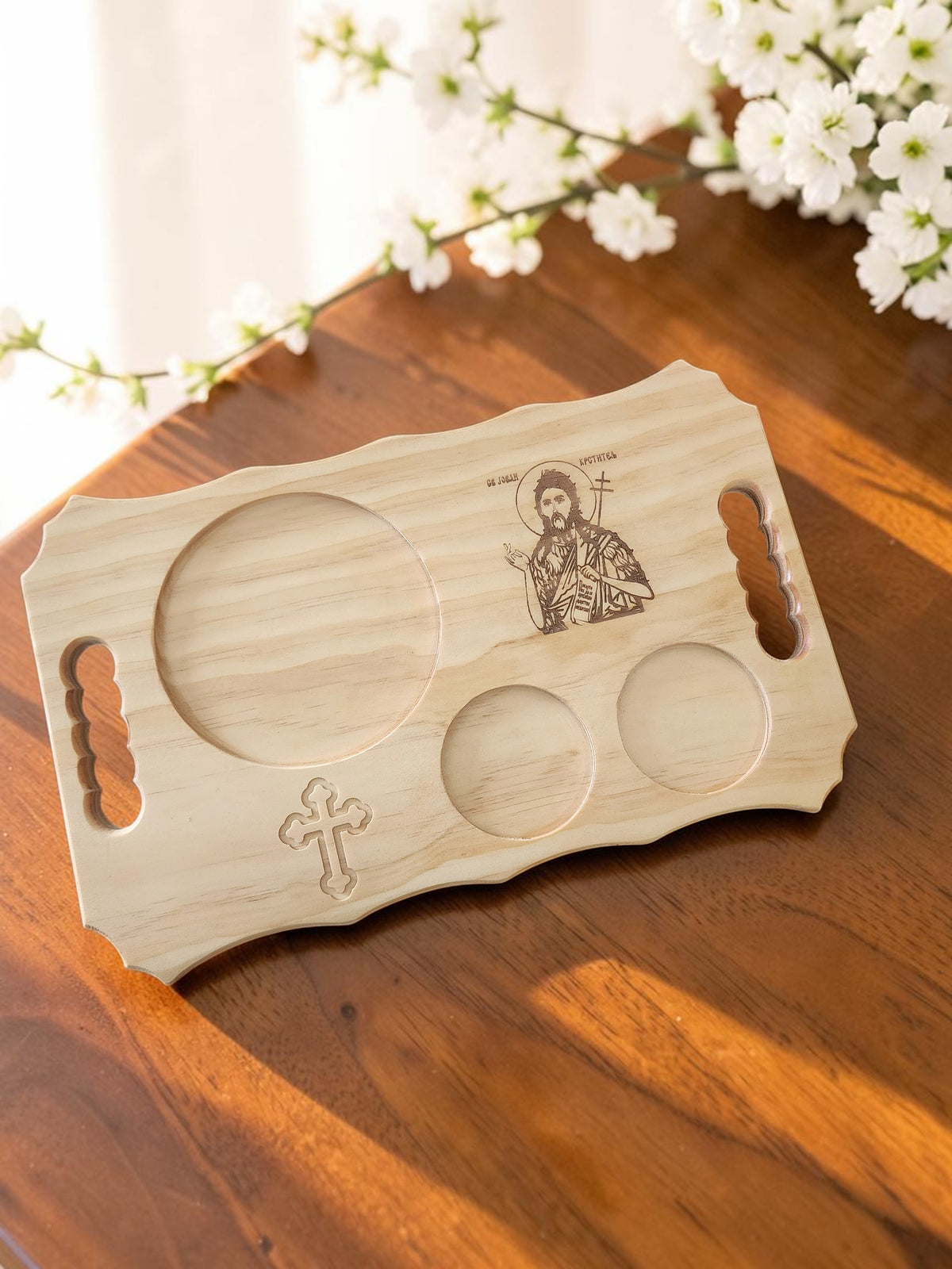 Wooden Serving Board - handcrafted