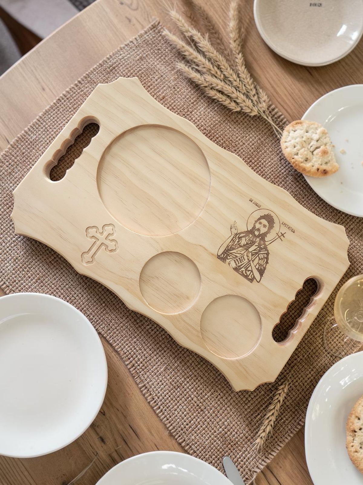 Wooden Serving Board - handcrafted