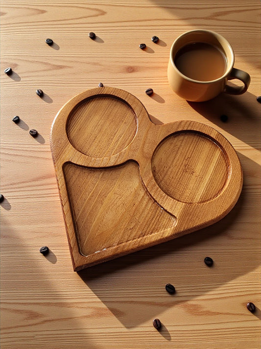 Engraved Wood Coffee & Tea Serving Board
