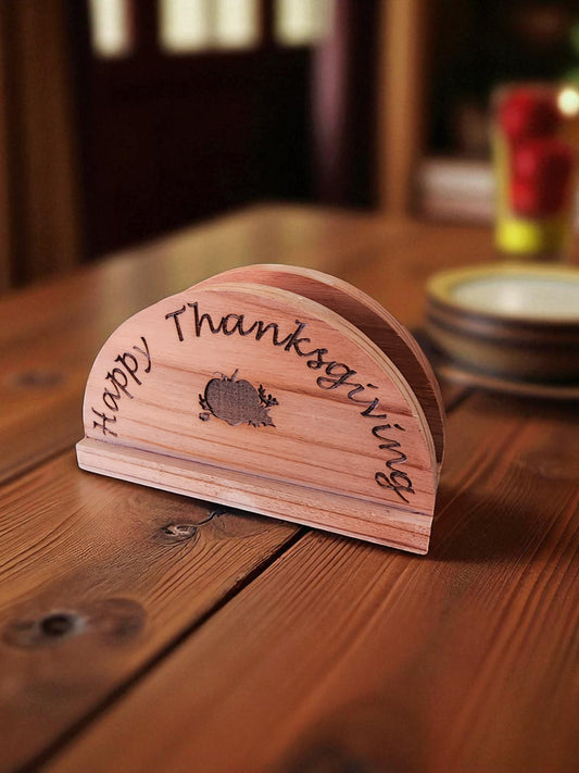 Handmade Wooden Napkin Holder