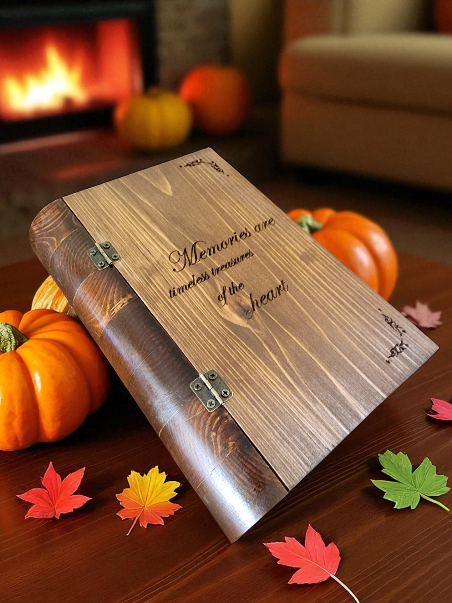 Handmade Wooden book -box