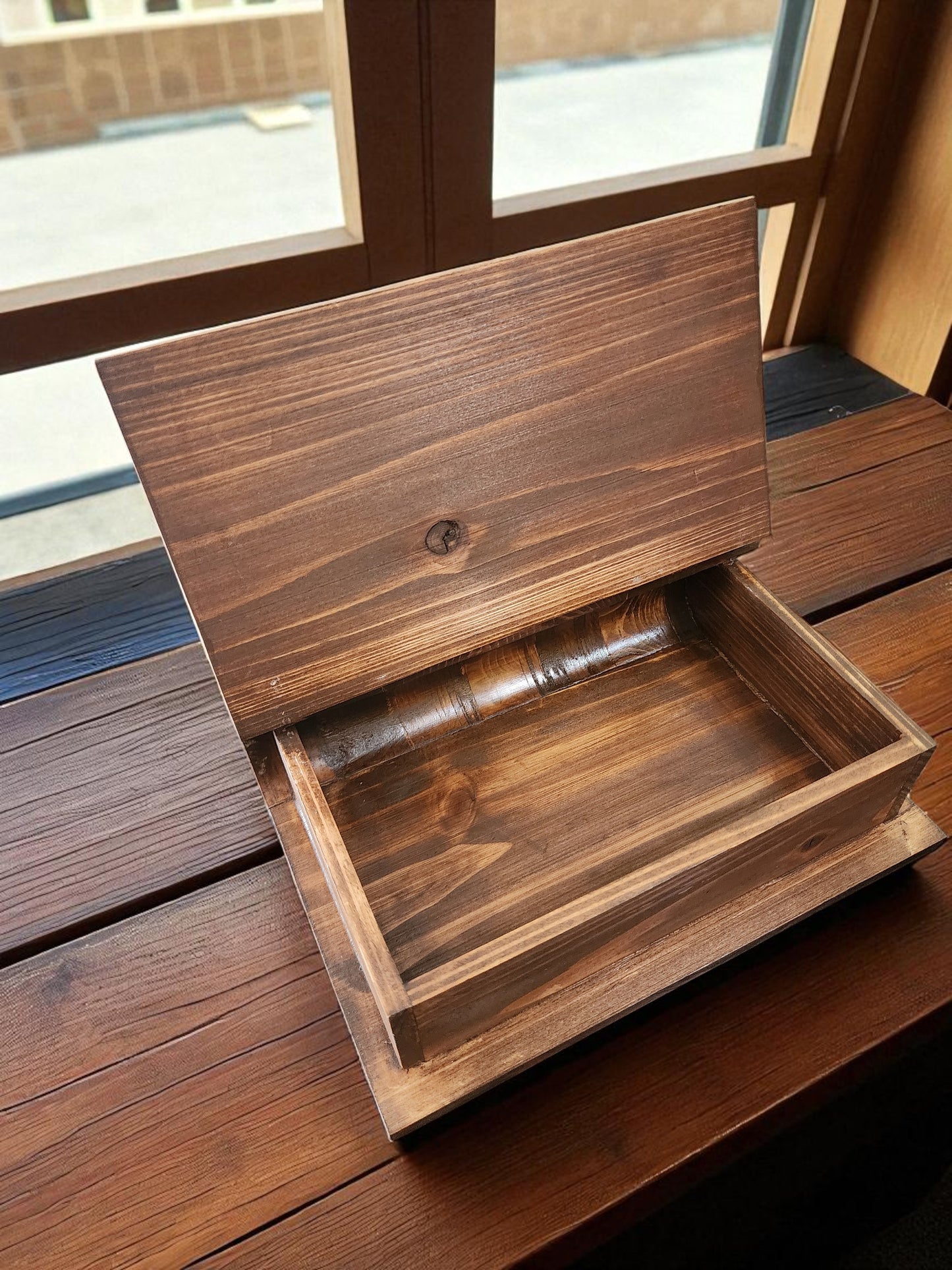 Handmade Wooden book -box